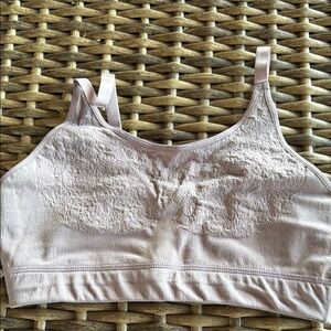 MINDS Women's Lace Detail Bralette - Mauve NWOT